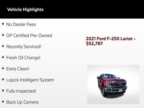 Rapid Red Metallic Tinted Clearcoat 2021 Ford F-250 Lariat