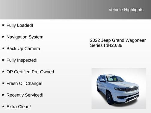 2022 Jeep Grand Wagoneer Series I 4x4