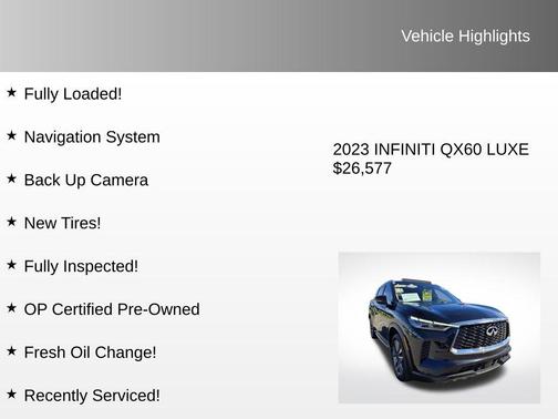 2023 INFINITI QX60 Luxe