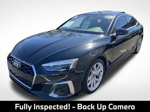 Mythos Black Metallic 2023 Audi A5 Sportback 45 S Line Premium Plus