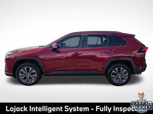 Ruby Flare Pearl 2022 Toyota RAV4 Hybrid XLE Premium