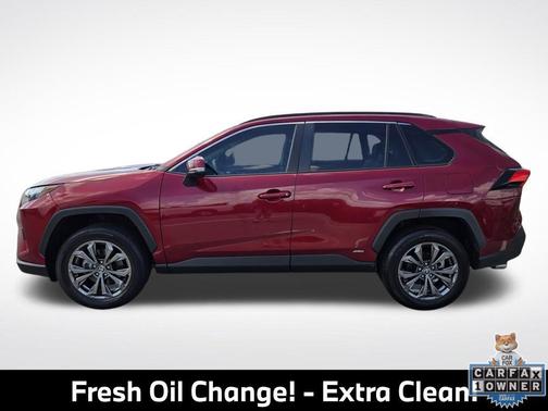 Ruby Flare Pearl 2022 Toyota RAV4 Hybrid XLE Premium