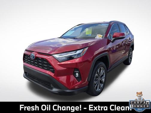 Ruby Flare Pearl 2022 Toyota RAV4 Hybrid XLE Premium