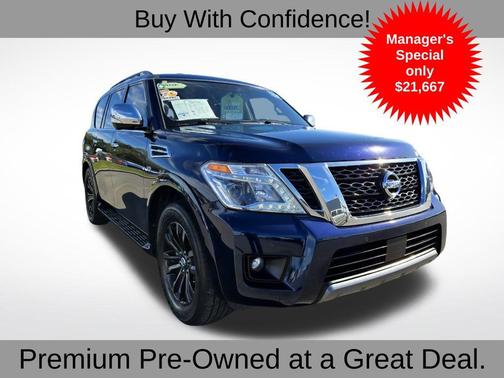Hermosa Blue Pearl 2019 Nissan Armada Platinum