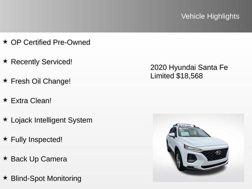 2020 Hyundai SANTA FE Limited 2.4