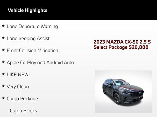 Polymetal Gray Metallic 2023 Mazda CX-50 2.5 S Select Package