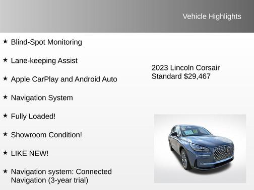 2023 Lincoln Corsair Standard