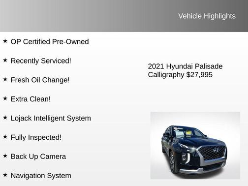 2021 Hyundai PALISADE Calligraphy