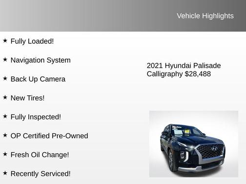 2021 Hyundai PALISADE Calligraphy