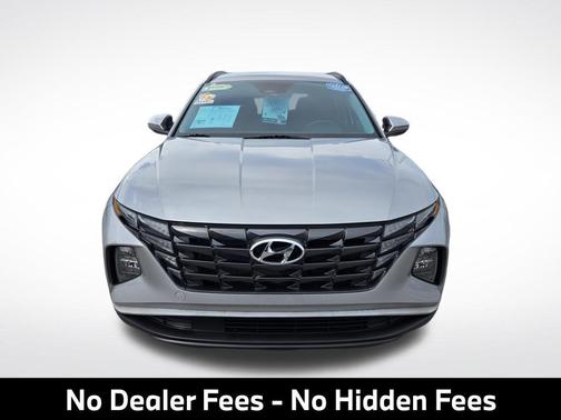 Shimmering Silver 2023 Hyundai TUCSON Hybrid Blue