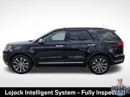 Shadow Black 2018 Ford Explorer Platinum