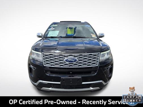 Shadow Black 2018 Ford Explorer Platinum