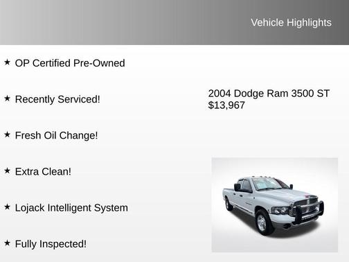 2004 Dodge Ram 3500 Laramie
