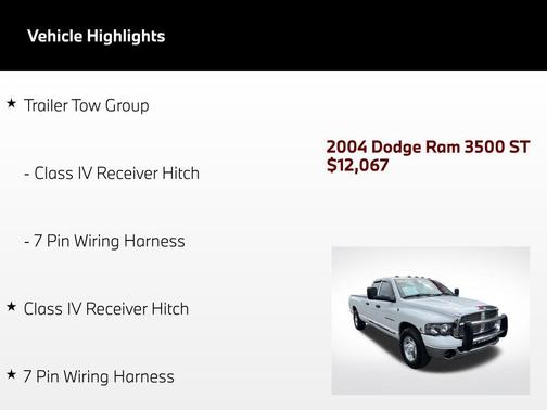 Bright White Clearcoat 2004 Dodge Ram 3500 Laramie