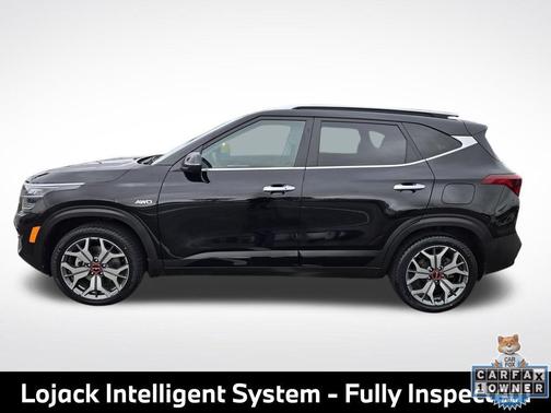 Cherry Black 2023 Kia Seltos SX Turbo