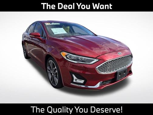 Ruby Red Metallic Tinted Clearcoat 2019 Ford Fusion Titanium