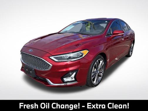 Ruby Red Metallic Tinted Clearcoat 2019 Ford Fusion Titanium