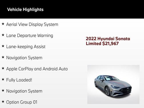 Hampton Gray 2022 Hyundai SONATA Limited