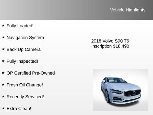 2018 Volvo S90 T6 Inscription
