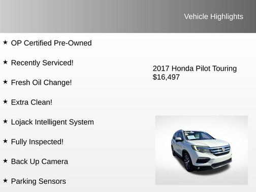2017 Honda Pilot Touring