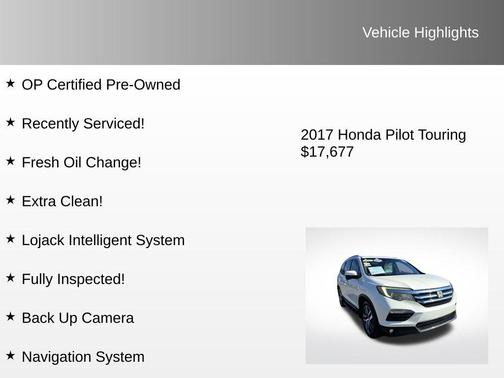 2017 Honda Pilot Touring