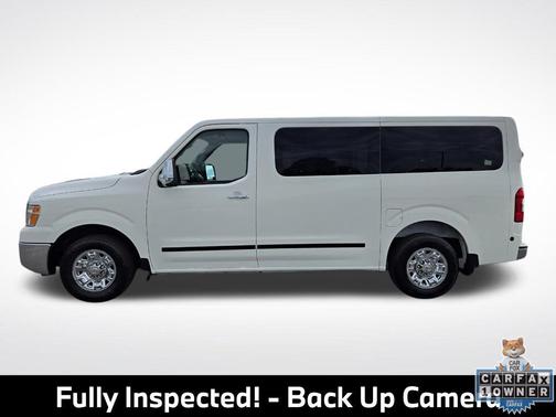 Glacier White 2019 Nissan NV Passenger NV3500 HD S V6