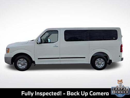 Glacier White 2019 Nissan NV Passenger NV3500 HD S V6