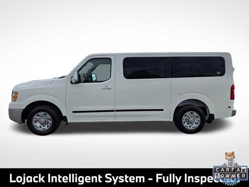 Glacier White 2019 Nissan NV Passenger NV3500 HD S V6