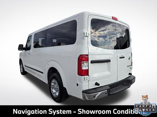 Glacier White 2019 Nissan NV Passenger NV3500 HD S V6