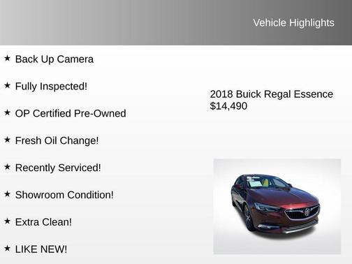 2018 Buick Regal Sportback Essence