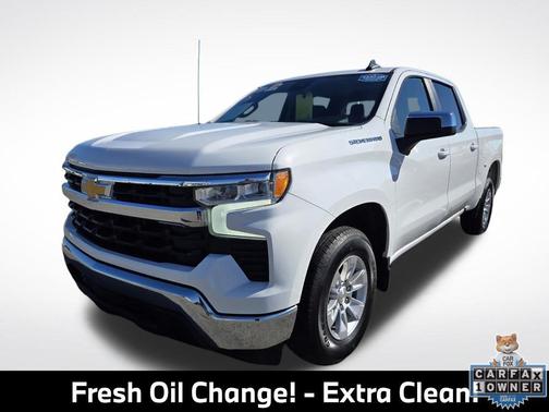 Summit White 2023 Chevrolet Silverado 1500 LT