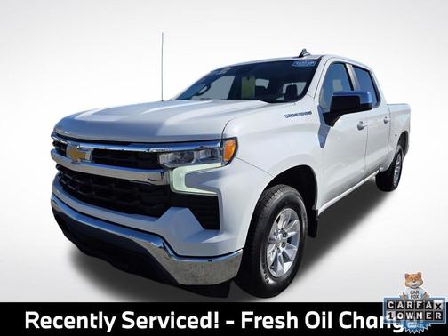 Summit White 2023 Chevrolet Silverado 1500 LT