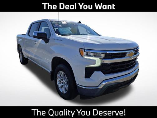 Summit White 2023 Chevrolet Silverado 1500 LT