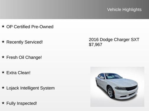 2016 Dodge Charger SXT