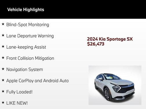 Wolf Gray 2024 Kia Sportage SX