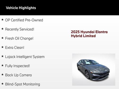 Ecotronic Gray Pearl 2025 Hyundai ELANTRA HEV Limited