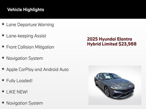 Ecotronic Gray Pearl 2025 Hyundai ELANTRA HEV Limited
