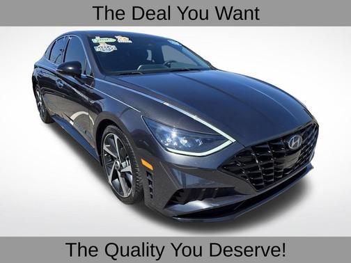 Portofino Gray 2021 Hyundai SONATA SEL Plus