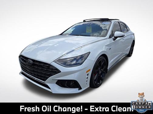 Quartz White 2022 Hyundai SONATA N Line Night Edition