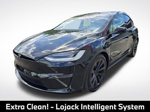 Solid Black 2022 Tesla Model X Dual Motor All-Wheel Drive