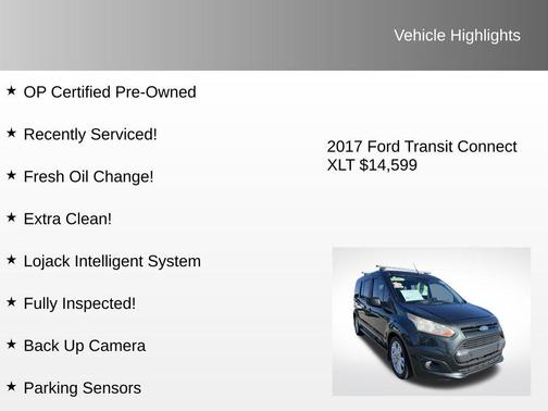 2017 Ford Transit Connect XLT