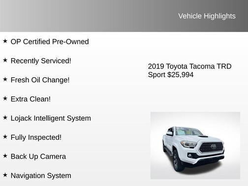 2019 Toyota Tacoma TRD Sport