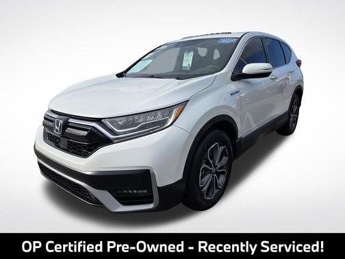 Platinum White Pearl 2020 Honda CR-V Hybrid EX