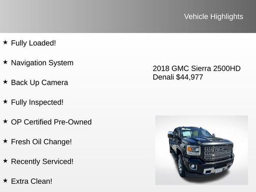 2018 GMC Sierra 2500 Denali