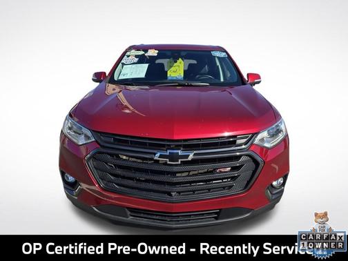 Cajun Red Tintcoat 2021 Chevrolet Traverse RS