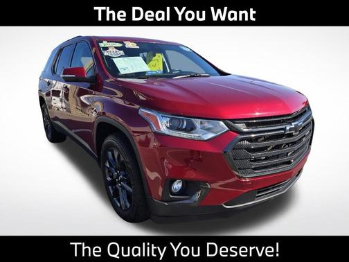 Cajun Red Tintcoat 2021 Chevrolet Traverse RS
