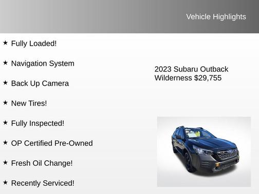 2023 Subaru Outback Wilderness