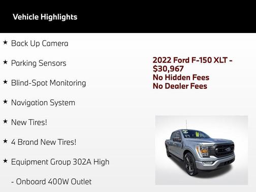 Iconic Silver Metallic 2022 Ford F-150 XLT