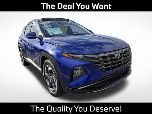 Intense Blue 2022 Hyundai TUCSON Limited