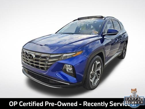 Intense Blue 2022 Hyundai TUCSON Limited